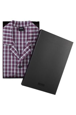 Cotton pyjamas 'Set Long Woven BM'