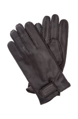 Handschuhe &acute;Kranto` aus Ziegenleder mit Wolle