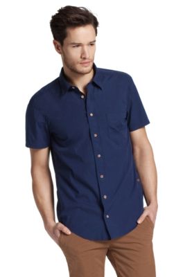 Short-sleeved shirt with a Kent collar 'EluiE'