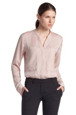Elegante blouse &acute;Elouane` van kunstvezel