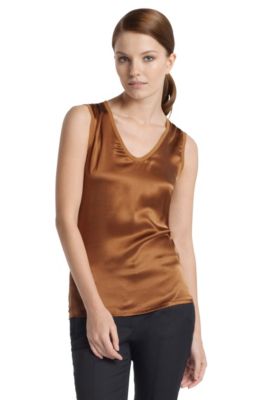 Shirt &acute;E4307` mit abgerundetem V-Ausschnitt