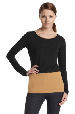 Long-sleeved crew neck T-shirt &acute;E4257`