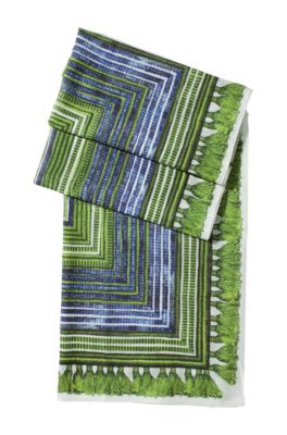 Designer-Tuch &acute;SC445` aus Baumwoll-Seiden Mix