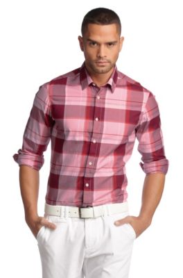 Shirt with large check pattern 'Bugsville'