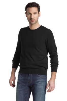 Feinstrick-Pullover &acute;Genter-1` mit Rundhals