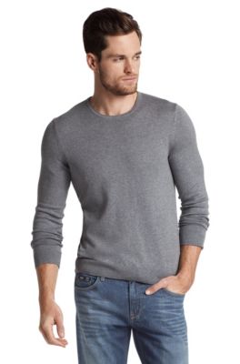 Feinstrick-Pullover &acute;Genter-1` mit Rundhals