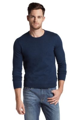 Feinstrick-Pullover &acute;Genter-1` mit Rundhals