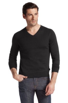 Feinstrick-Pullover &acute;Gent-1` mit V-Neck