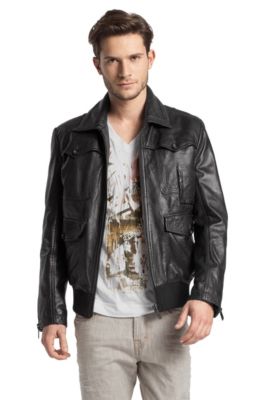 Lederjacke &acute;Jonald-W` aus Lammleder