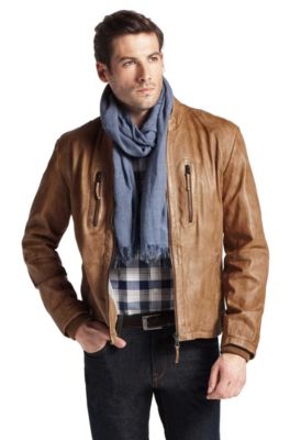 Kurz-Jacke &acute;Garisson` aus Lammleder