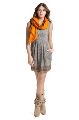 Cotton and silk blend dress 'Averena-W'
