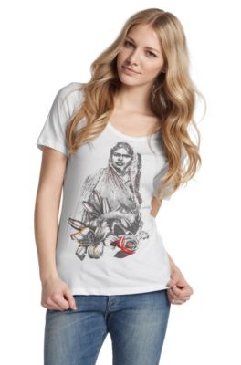 T-Shirt &acute;Taimy` mit Rundhals-Ausschnitt