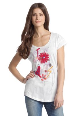 Kreatives Print-Shirt &acute;Tenyu` mit Rundhals