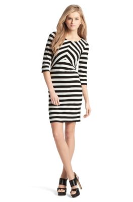 Jersey dress with a round neckline 'Denelle'