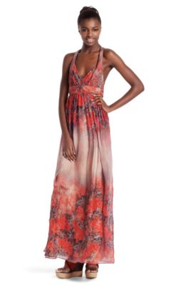 Pure silk maxi dress 'Avenna-W'