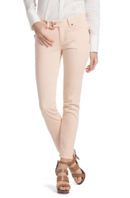 Jean Slim Leg en coton m&eacute;lang&eacute;, JE741-6