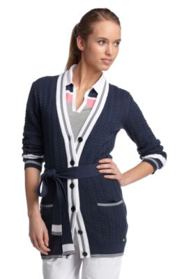 Cardigan &acute;Jine` mit Zopfstrickmuster