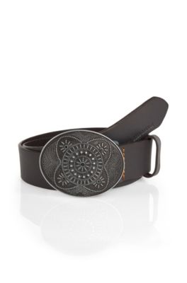 Cowhide leather belt 'DHEMA'