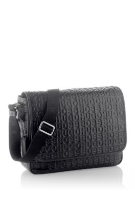 Messenger bag in shiny cowhide leather 'SAMMIE'