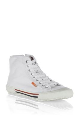 Fashion-sneakers &acute;SANTER MID` van katoen