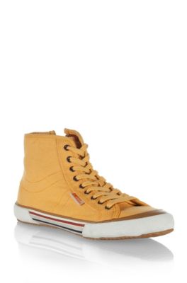 Fashion-sneakers &acute;SANTER MID` van katoen