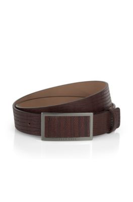 Designer-G&uuml;rtel &acute;CLELIO` aus Kalbsleder
