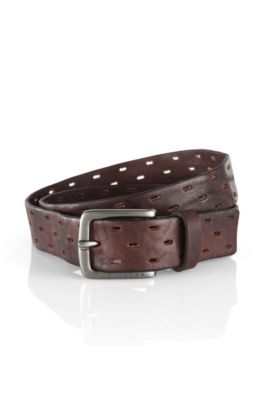 Ceinture en cuir de vachette, CONSTANZO