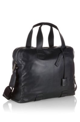 Workbag &acute;TAILORS` aus genarbtem Rindsleder