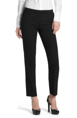 Business-broek &acute;Harile` van een scheerwolmix