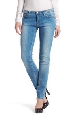 Jean Slim Fit en coton m&eacute;lang&eacute;, Geminini