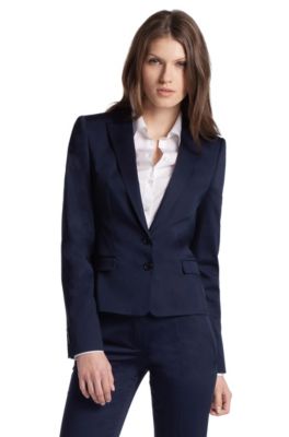 Blended cotton blazer 'Afina'