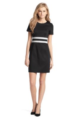 Fitted cotton blend dress &acute;Klarisi`