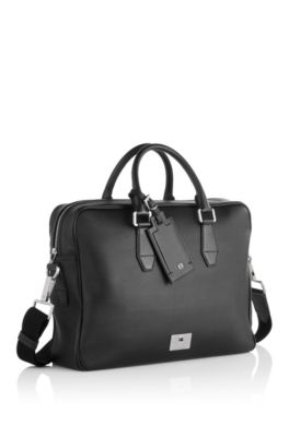 Henkeltasche &acute;Ladislav` mit fein gepr&auml;gtem Leder