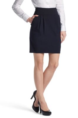 Elegant skirt made of blended new wool 'Recka'