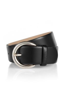 Leather belt with a pin buckle 'SOLYNE'