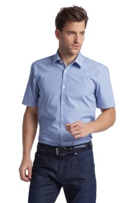 Kurzarmhemd &acute;Marco` aus Baumwolle