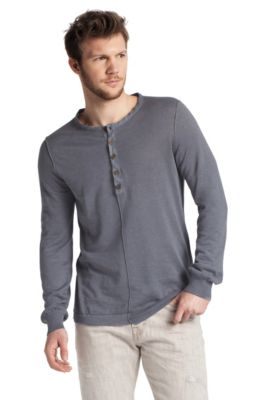 Pullover &acute;Arbako` aus Leinen-Baumwoll Mix