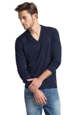 Pullover &acute;Asprey` aus Baumwoll-Seiden Gemisch