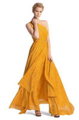 Pleated silk dress 'Diliett'