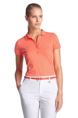Polo shirt with decorative stripes 'Paulla'