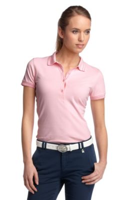 Polo shirt with decorative stripes 'Paulla'