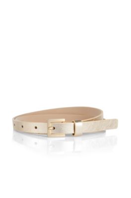 Designer goatskin belt 'BELYNE'