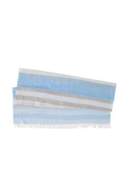 Fransentuch &acute;Scarfy 1` mit Querstreifen