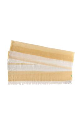 Fransentuch &acute;Scarfy 1` mit Querstreifen