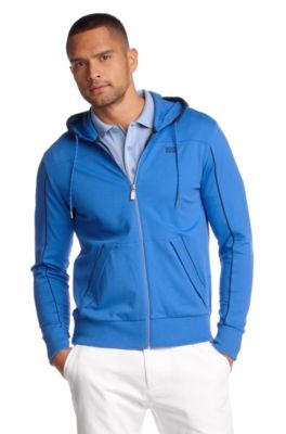 Sweatjacke &acute;Saggy` mit verzierter Kapuze