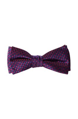 Designstrikje &acute;BOW TIE` met ruitjespatroon