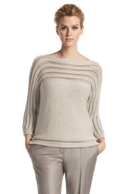 Strick-Pullover &acute;F4271` mit Aussparungen