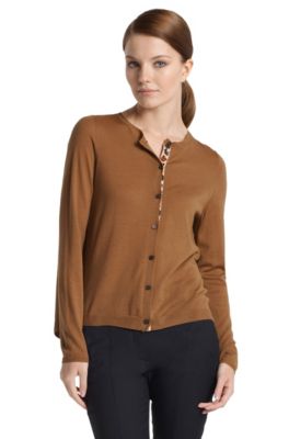 Desinger-Cardigan &acute;F4277` mit Kontrast-Material