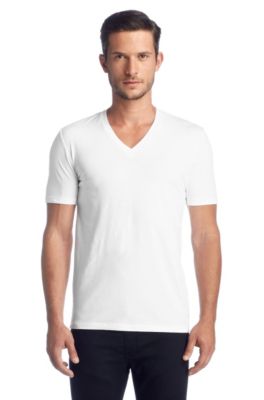 Modern cotton blend V-neck T-shirt &acute;Dredoso`