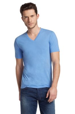 Modernes V-Neck-Shirt &acute;Dredoso` aus Baumwoll-Mix